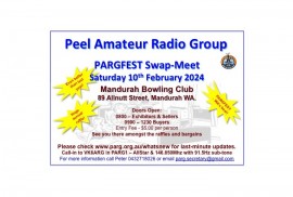 Peel Amateur Radio Group - PARGFEST - Next Sat