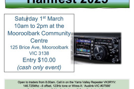 HAMFEST in VK3 - Yarra Valley Amateur Radio Group