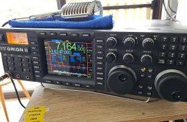 Ten-Tec Orion II 566 AT #707 Mic and Panadapter