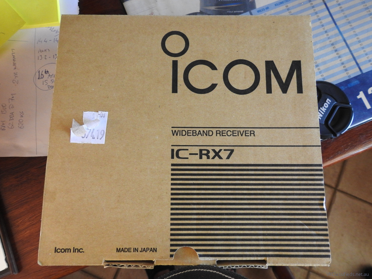 ICOM IC-RX7 Wideband Receiver in AS NEW Condition