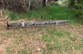 Bolt down mast 4 meter