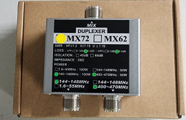 MX 72 DUPLEXER 144/148 - 400/470Mhz