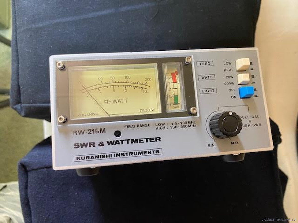 KURANISHI RW 215M- SWR/Power meter