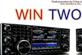 Giving away TWO IC-7610 Trade Promotion 