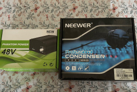 Neewer NW-800 mic and phantom power supply