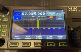 Xiegu X6100 - HF and 6 Metres -  As new 