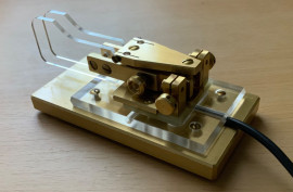 SCHURR Portable Wabbler CW Paddle. Made in Germany