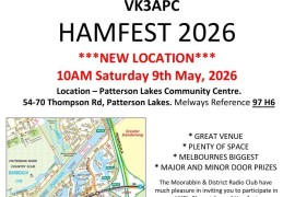 MDRC HAMFEST SATURDAY 9TH MAY 2026 