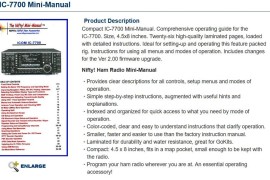 Icom IC-7700 Nifty-Manual