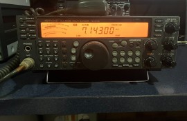 Kenwood TS-570S 160 to 6M transceiver. 