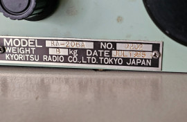 Seeking Information on a KYORITSU RADIO RA-206A