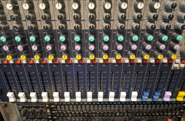 Soundcraft 12 channel analog mixer