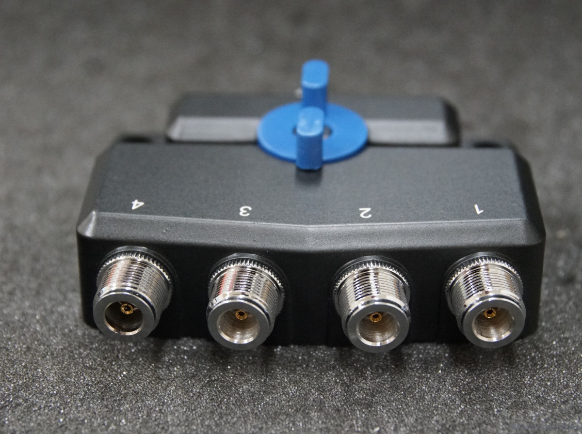 4-way Antenna switch with N Type sockets.