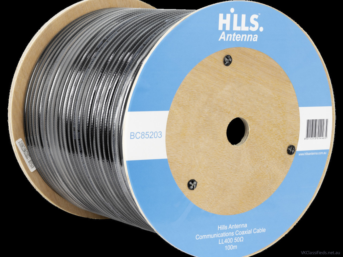 Hills Antenna 50 Ohm LL400 Coax 100m