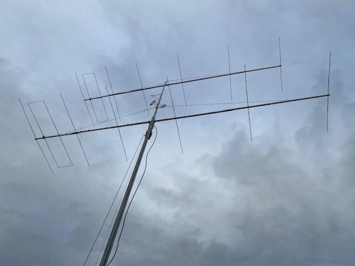 2 x Innovantennas 7 ele LFA WOS 50 mhz w/ splitter