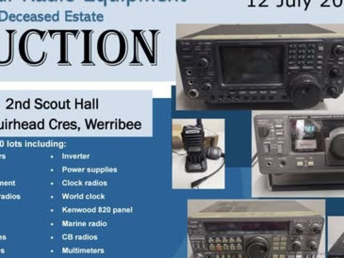 WARC Auction 12 July 2025 @ 12 Noon