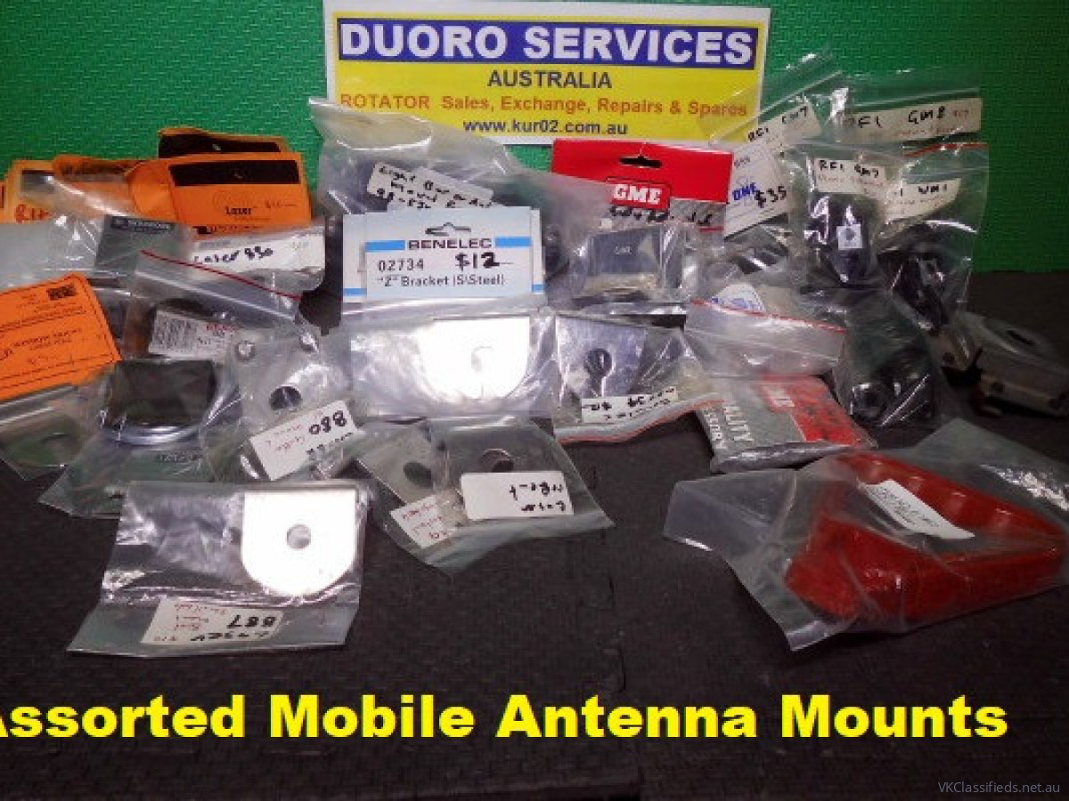 Assorted Mounting Hardware For Mobile Antennas