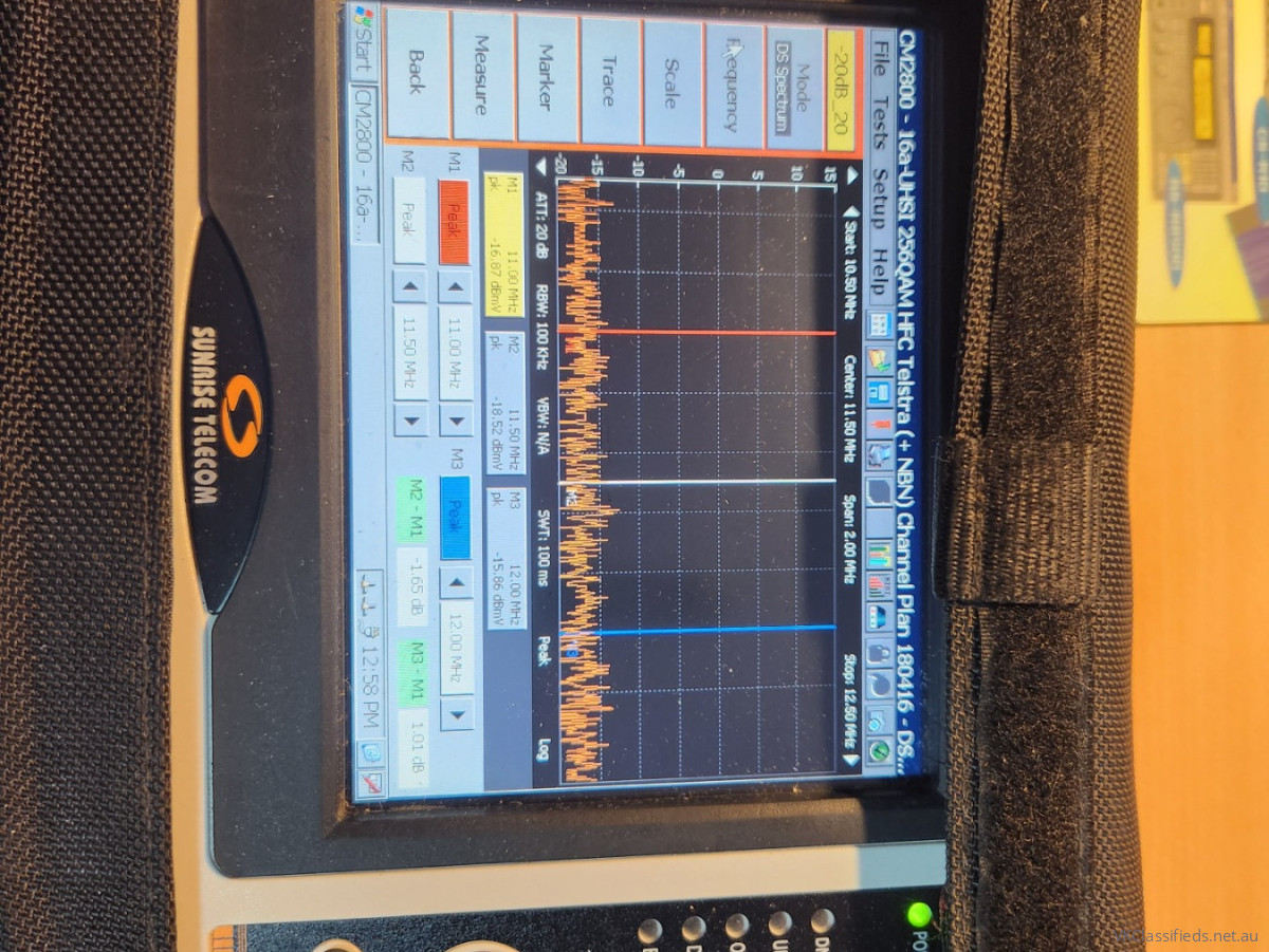 Sunrise Telecom CM2800E 2 units left from surplus