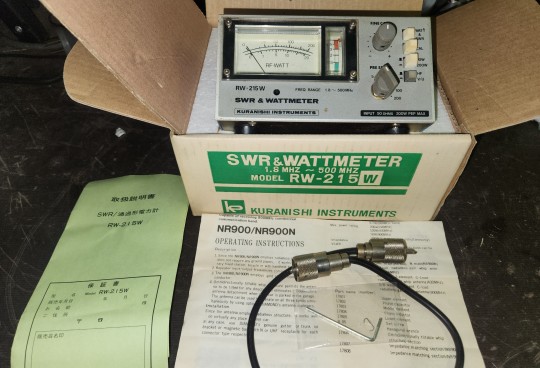 Kuranishi Instruments RW-215W SWR and Wattmeter