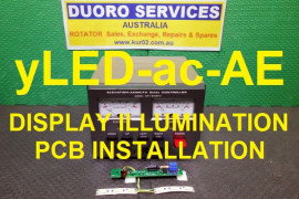 yLED-ac-AE, LED illumination for dual axis control