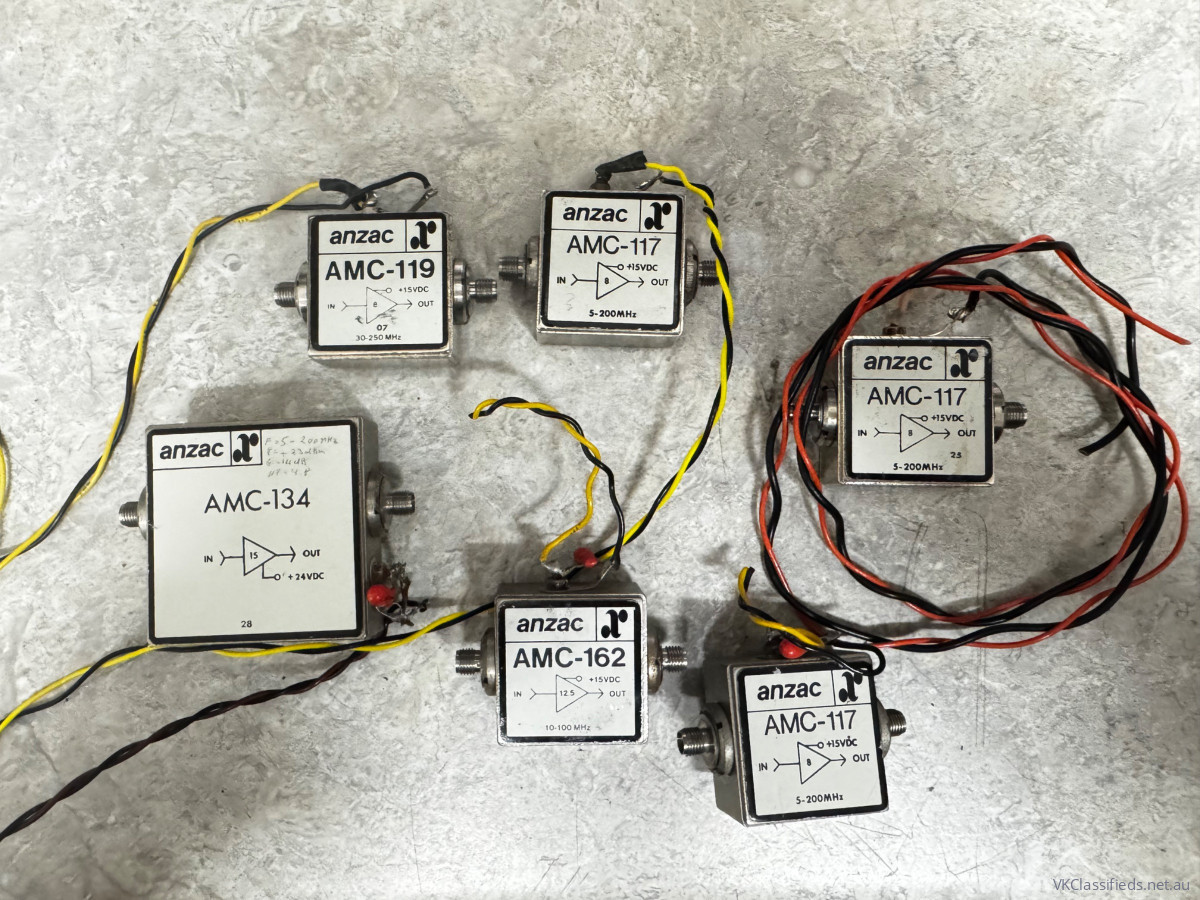6x ANZAC AMC SMA Amplifiers