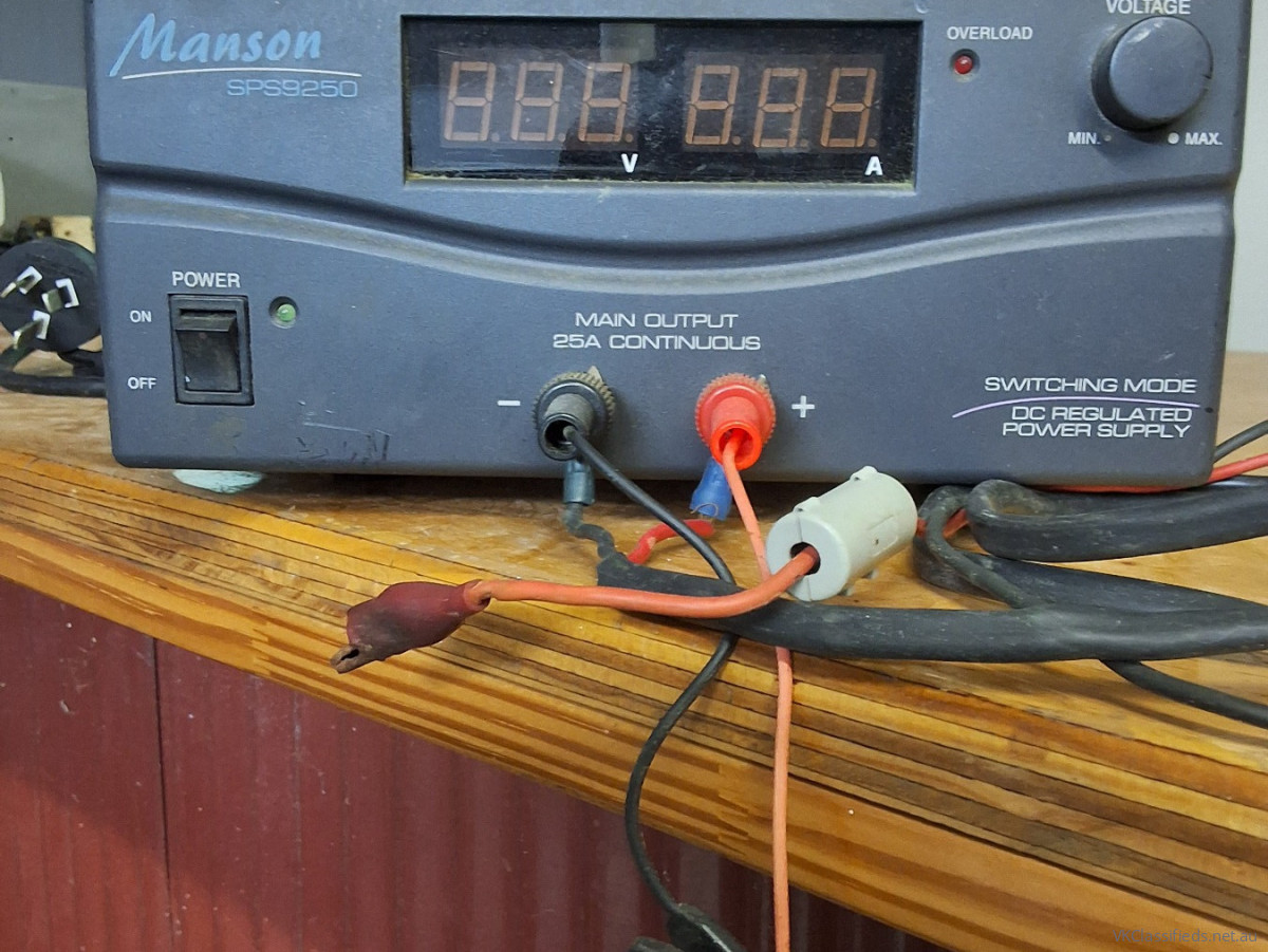 Manson 25Amp continuous power supply