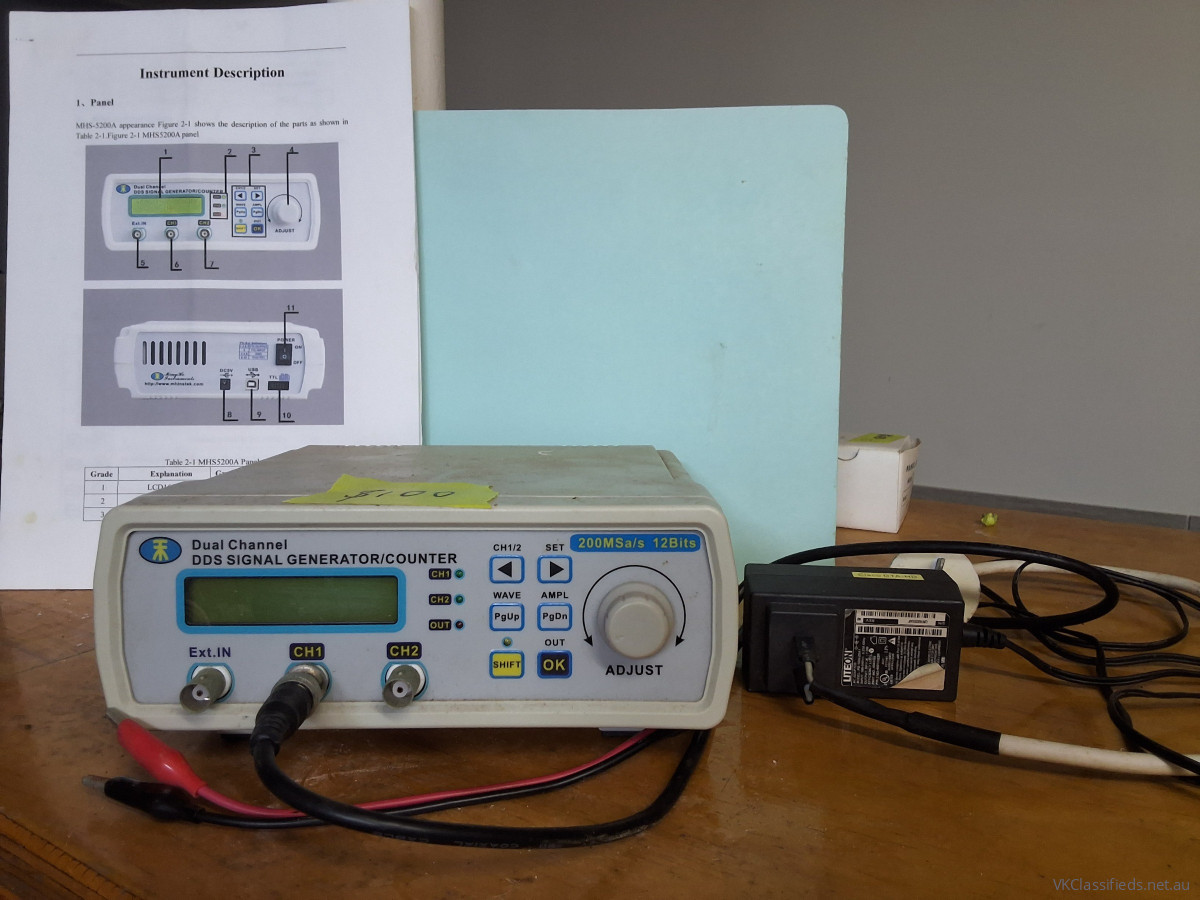 Dual Channel DDS Signal Generator / Counter