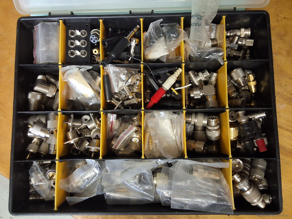 Coaxial Connectors, Various.