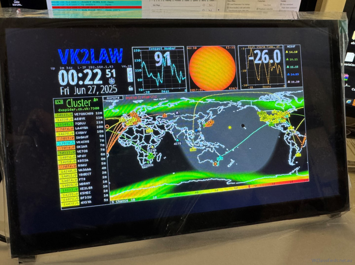 HamClock-Ham World Clock 10.1