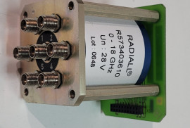 Radiall 6 port relay 0-18GHz