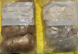 Quantity of Valve sockets and valve socket shields