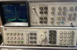 HP 8556B 22GHz spectrum analyser with colour LCD