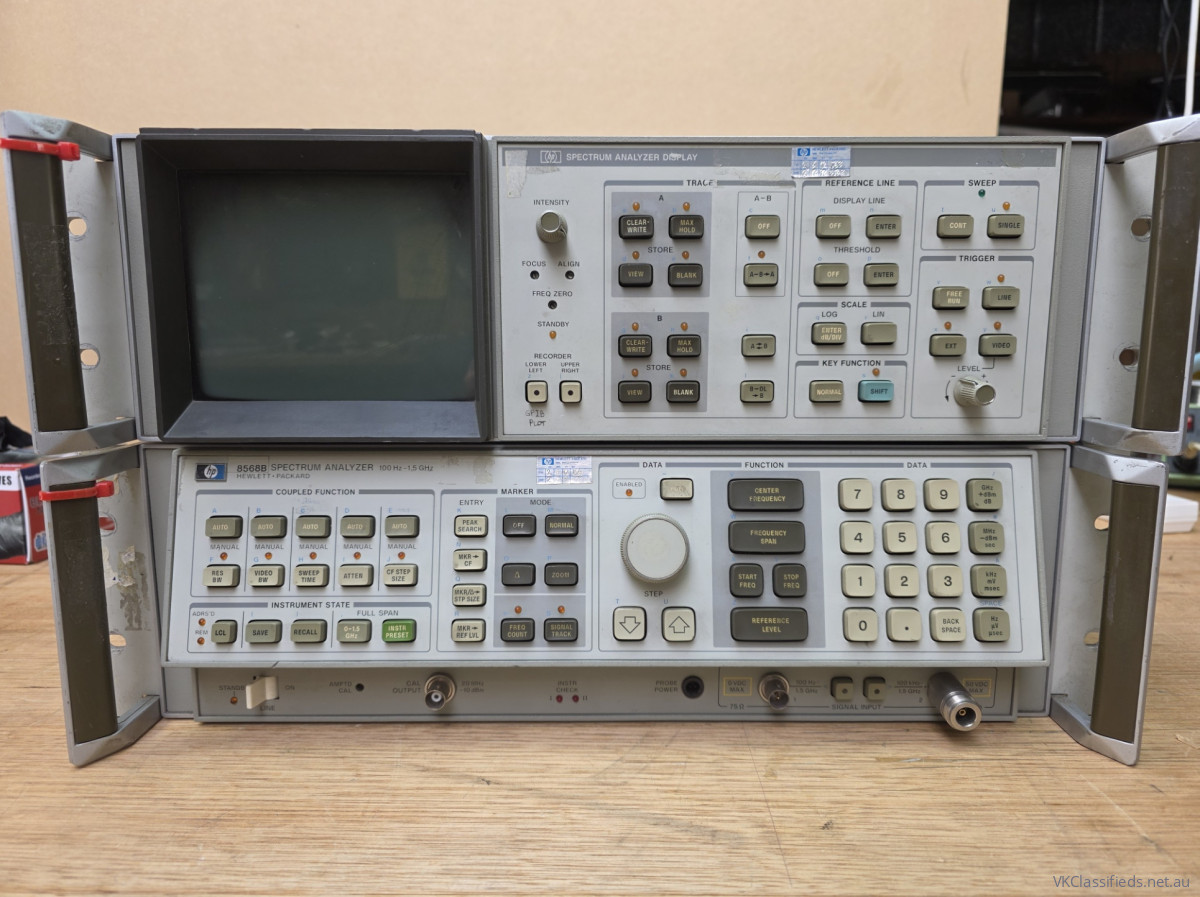 HP8568B Spectrum Analyzer .100Hz – 1.5GHz