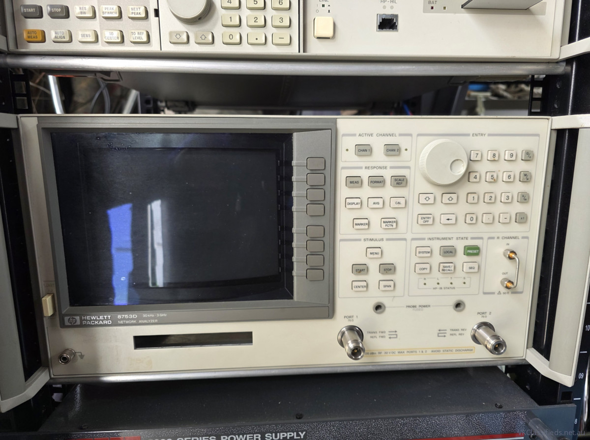 HP8753D Network Analyzer 30Khz – 3GHz