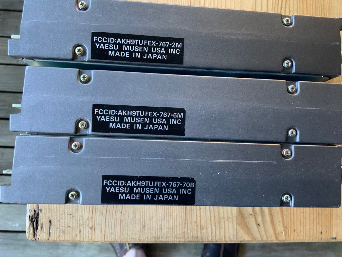 Yaesu ft767 6m, 2m and 70cm modules