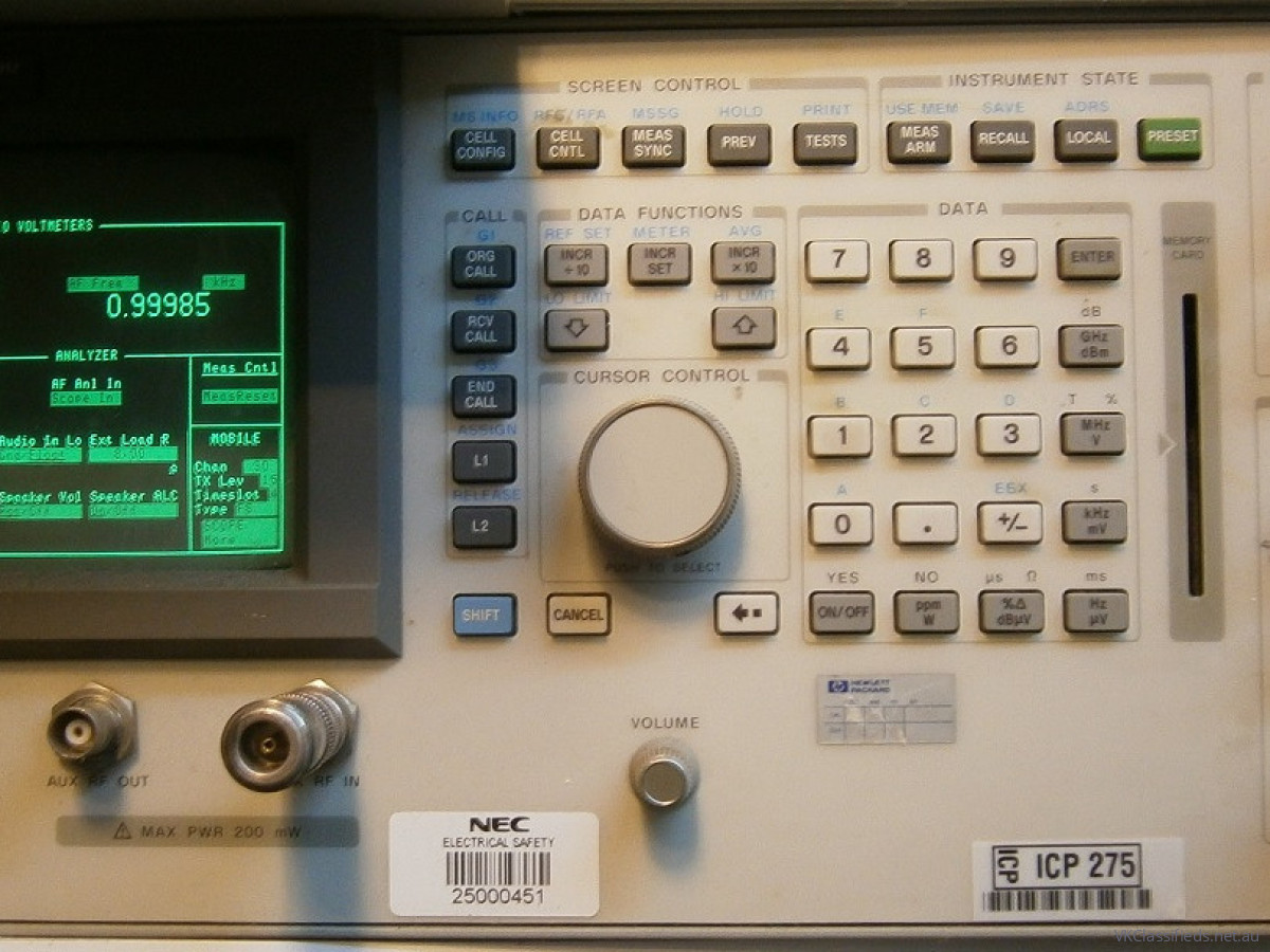 HP 8922M GSM Phone Test Set. Working