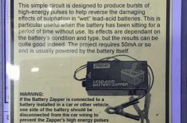 Lead Acid Zapper Kit