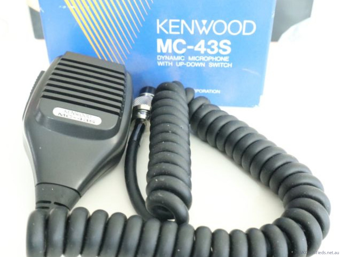 Kenwood MC43S hand mike, in original box, pending