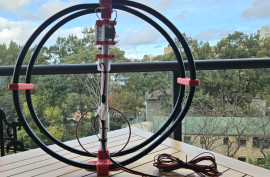 Magnetic Loop 40-10m by 2E0ER0 with Remote Tuning
