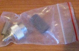 TNC Plug Crimp RG-58, 25 Off
