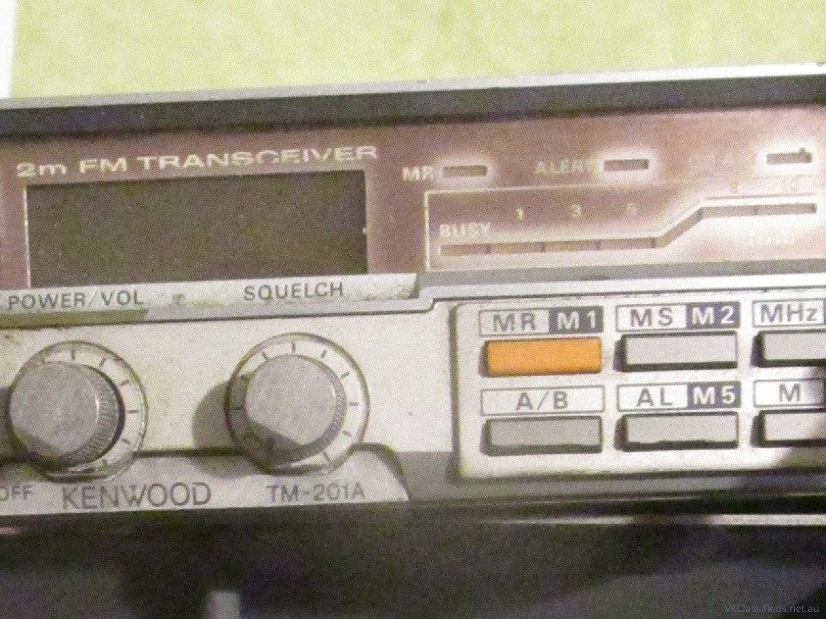 Kenwood TM-201A, Working