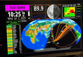 HamClock-Ham Radio World Clock on Pi-3B+