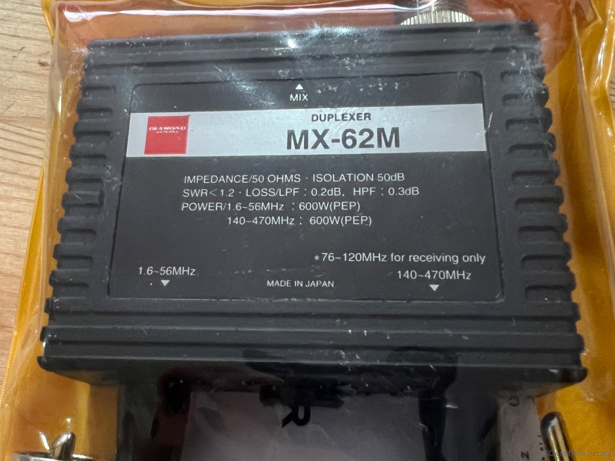 Diamond MX-62M Duplexer