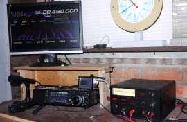 YAESU FT-710 with additional bits.
