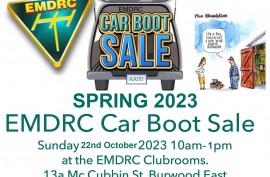 EMDRC SPRING Car Boot Sale