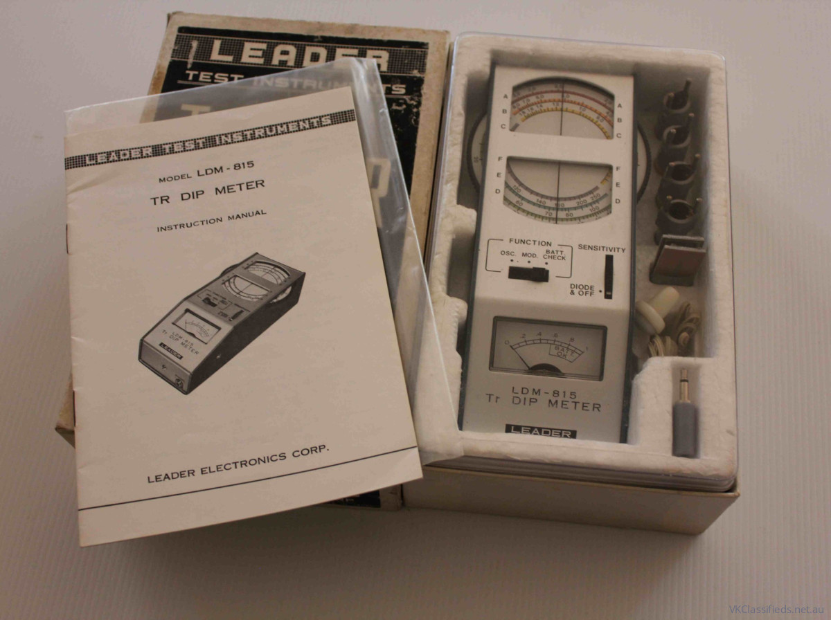 Leader LDM-815 Tr Dip Meter (GDO without grid)