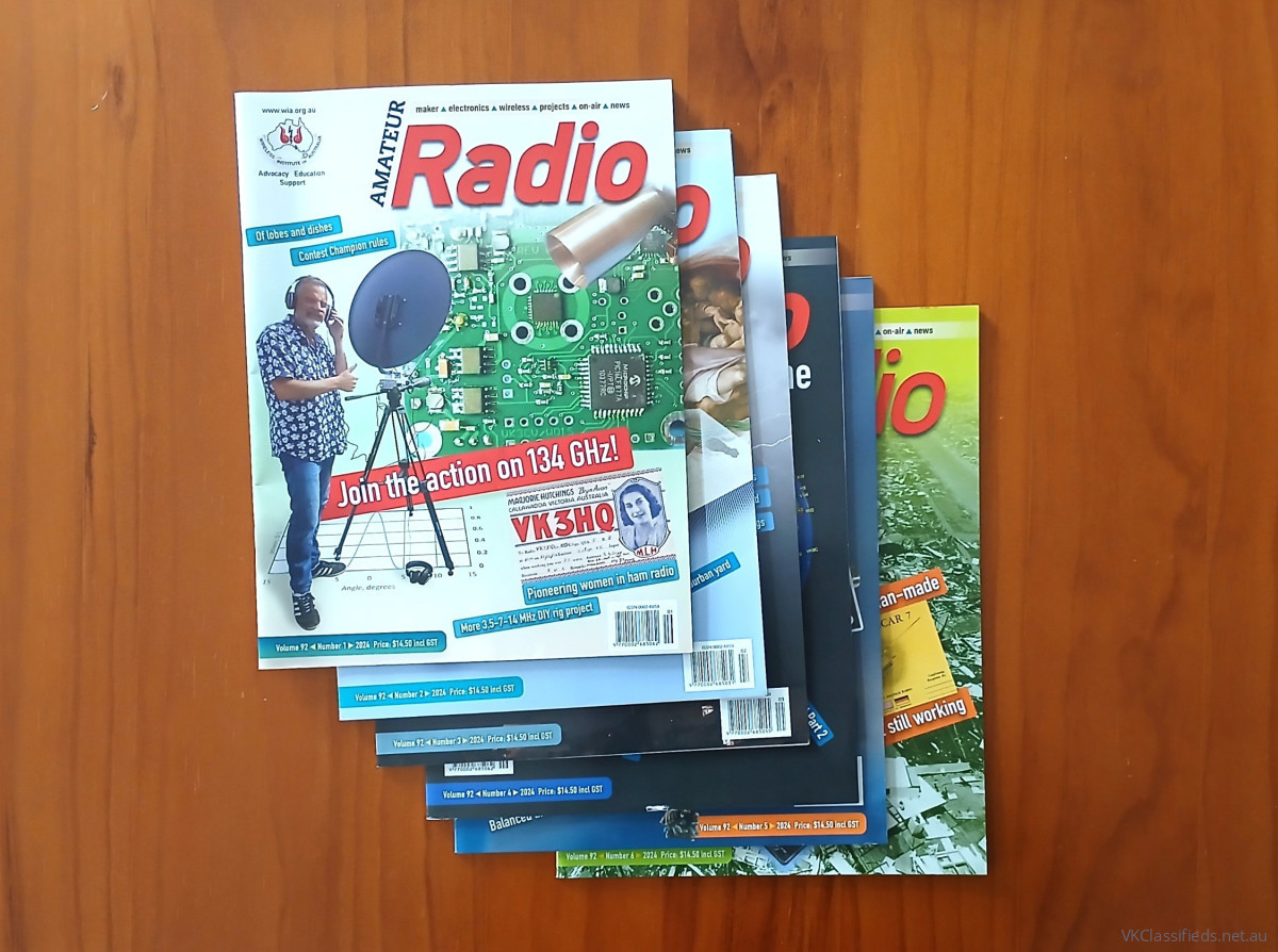 2024 - set of WIA Amateur Radio magazines