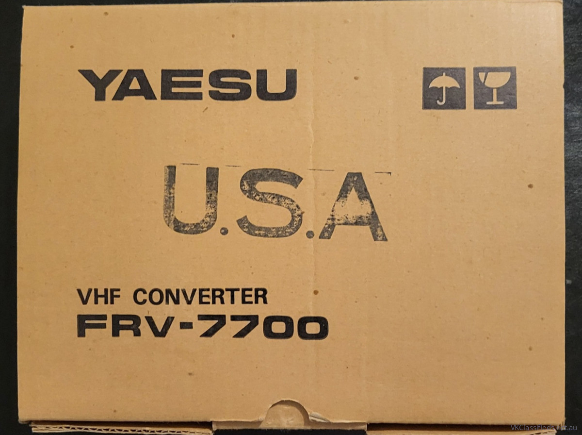 Yaesu FRV-7700 VHF Converter New Old Stock