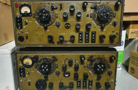 ZC1 MK-2 HF radio transceivers (x2) Cables Working
