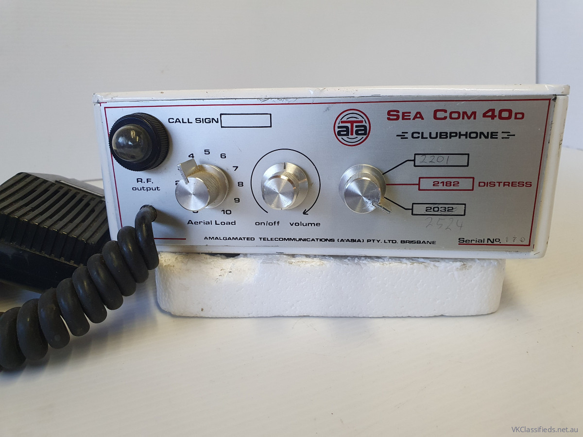 Sea Com 40D Clubphone 2MHz AM Marine Radio Tx/Rx